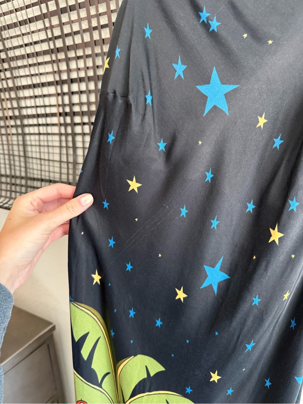 Farm Rio Copacabana night sky tropical slip dress - Picture 5 of 9